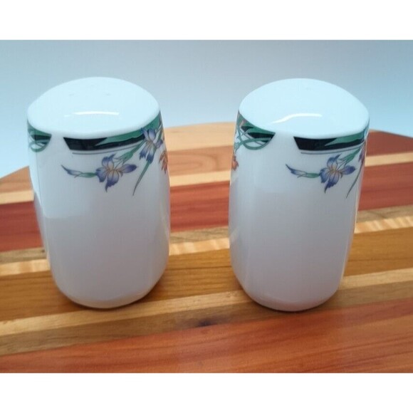 Royal Doulton Juno Salt & Pepper Floral Iris Carnation - Picture 4 of 8